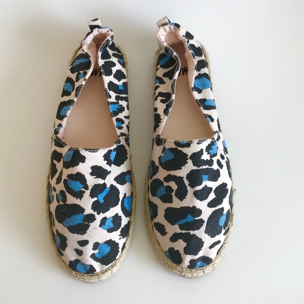 Leopard print espadrilles